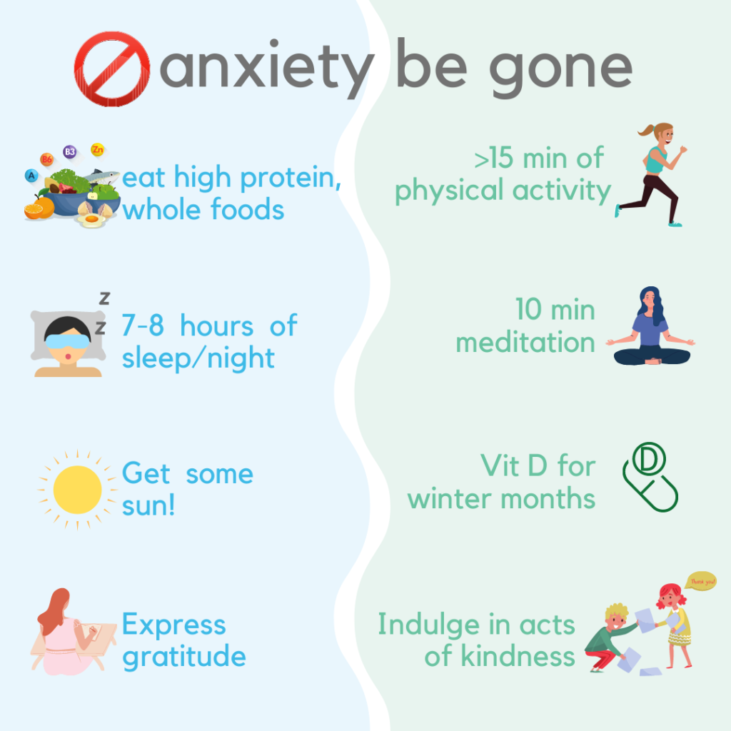 Eight habits to beat anxiety
