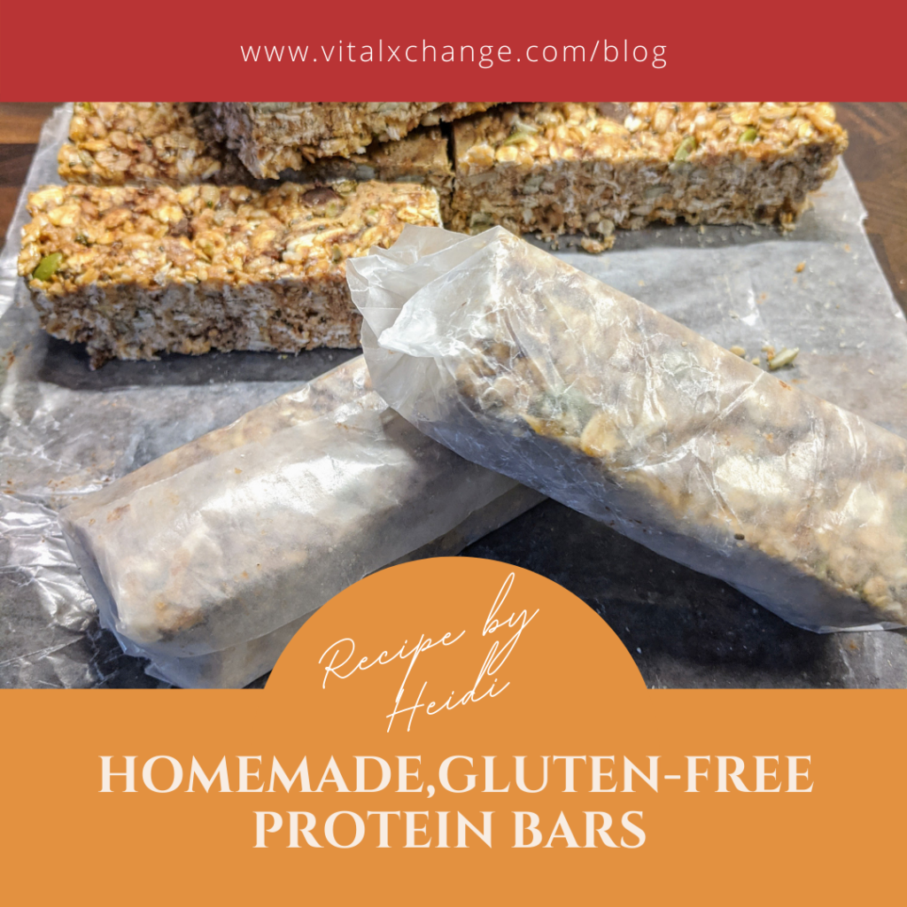 Homemade, Gluten-free Protein Bars Recipe on Vitalxchange